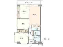 【京都府/京都市中京区壬生相合町】シャルム四条大宮 B棟 間取り図