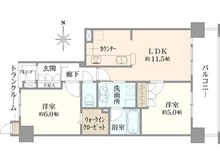【京都府/京都市下京区元両替町】パルコート四条室町 間取り図