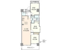 【京都府/京都市上京区東堀川通一条上る】カバーロ京都御所西 間取り図