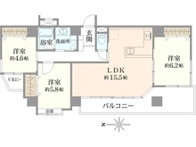 【京都府/京都市上京区主計町】フォルム一条東堀川 間取り図