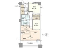 【京都府/京都市中京区清水町】アールヴェール河原町二条 間取り図