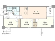 【京都府/京都市中京区釜座通御池下る】エルコート烏丸御池 間取り図