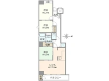 【京都府/京都市下京区住吉町】ベル・クローチェ京都洛央　7階 間取り図