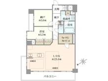 【京都府/京都市下京区高辻通室町西入】カノン室町四条　2階 間取り図