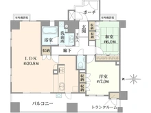 【京都府/京都市中京区堺町通二条下る】リソシエレスティーナ御所南 間取り図