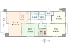 【京都府/京都市上京区大宮町】アルモード御所東 間取り図