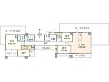 【京都府/京都市上京区小川通一条下る】ザ・レジデンス御所西 間取り図