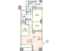 【京都府/京都市下京区西木屋町通松原上る2丁目】イーグルコート京都河原町 間取り図