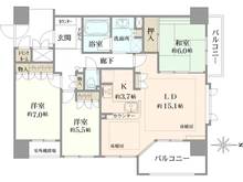 【京都府/京都市中京区西洞院通御池上る】ルネ烏丸御池 間取り図