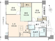 【京都府/京都市右京区嵯峨天龍寺中島町】ルーシア嵯峨嵐山 間取り図