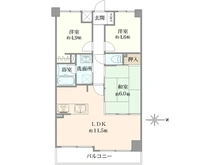 【京都府/京都市左京区一乗寺谷田町】ヴィベール北白川 間取り図