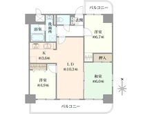 【京都府/京都市伏見区桃山町丹後】フェリエス桃山 間取り図