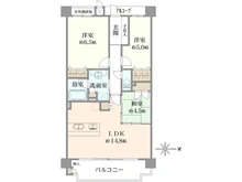 【京都府/京都市伏見区横大路下三栖東ノ口】レ・ジェイド伏見中書島 間取り図