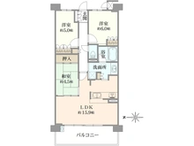 【京都府/向日市寺戸町】ジオ阪急洛西口　ノースレジデンス 間取り図