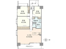 【京都府/京都市下京区篠屋町】ヴィルヌーブ堀川松原 間取り図