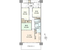 【滋賀県/大津市茶が崎】ブランズ西大津レイクフロント 間取り図