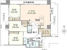 【京都府/京都市中京区釜座通姉小路下る】アルス京都姉小路 間取り図