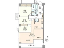 【兵庫県/神戸市中央区山本通】ファミール・グラン神戸北野ザ・クラブハウス 間取り図