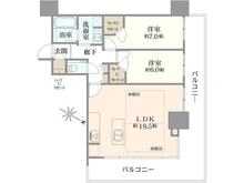【兵庫県/神戸市中央区旭通】シティタワー神戸三宮 間取り図