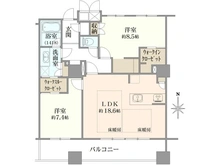 【兵庫県/神戸市中央区伊藤町】ライオンズタワー神戸旧居留地 間取り図