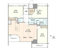 【兵庫県/神戸市中央区磯辺通】アパタワーズ神戸三宮 間取り図