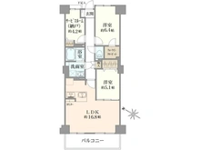 【兵庫県/神戸市兵庫区駅前通】ローレルハイツ神戸 1号棟 間取り図