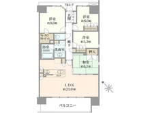 【兵庫県/神戸市中央区浜辺通】ワコーレシティ神戸三宮 間取り図