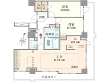 【兵庫県/神戸市中央区栄町通】ライオンズタワー神戸元町 間取り図