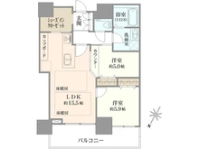 【兵庫県/神戸市中央区旭通】シティタワー神戸三宮 間取り図