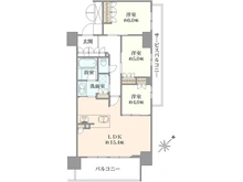 【兵庫県/神戸市中央区元町通】ブランズ神戸元町通 間取り図
