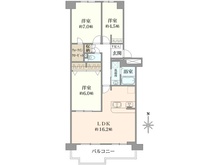 【兵庫県/神戸市西区糀台】西神中央ウェステージ参番館 間取り図