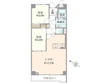 【兵庫県/神戸市兵庫区水木通】ライオンズマンション神戸水木通　 間取り図