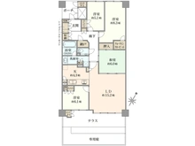 【兵庫県/神戸市灘区五毛通】エルグレース・ジオ六甲 間取り図