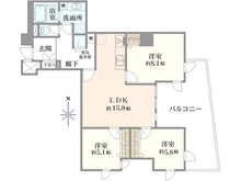 【兵庫県/神戸市中央区熊内町】新神戸アパートメント 間取り図