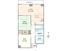 【兵庫県/神戸市中央区御幸通】ラ・コート三宮 間取り図