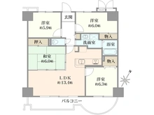 【兵庫県/神戸市兵庫区御崎本町】ディオ・フェルティ神戸壱番館 間取り図