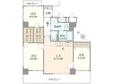 【兵庫県/神戸市長田区日吉町】シャトーレスポワール 間取り図