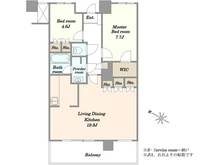 【東京都/江東区白河】イーストコモンズ清澄白河セントラルタワー 間取り図