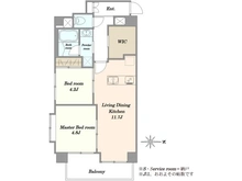 【東京都/台東区三筋】たのもきシャルム 間取り図