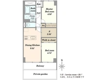 【東京都/江東区木場】中銀木場マンシオン 間取り図