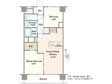 【東京都/江東区深川】清澄ハイツ 間取り図