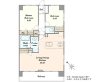 【千葉県/浦安市堀江】ベルジェンド浦安 間取り図