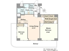 【東京都/中央区佃】佃スカイハイツ 間取り図