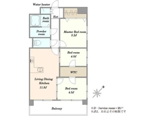 【東京都/江東区牡丹】ヴェラハイツ門前仲町 間取り図