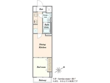 【東京都/江東区深川】シャンボール門前仲町 間取り図