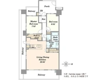 【千葉県/船橋市浜町】ワンダーベイシティSAZAN 間取り図