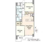 【東京都/荒川区町屋】ライオンズマンション町屋 間取り図