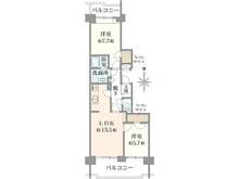 【神奈川県/横浜市泉区緑園】サン・ステージ緑園都市東の街7番館 間取り図