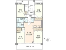 【神奈川県/横浜市緑区鴨居】フローレンスパレス鴨居III 間取り図