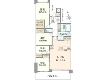【神奈川県/横浜市港南区日野】クイーンズガーデン サウスコートレジデンス 間取り図